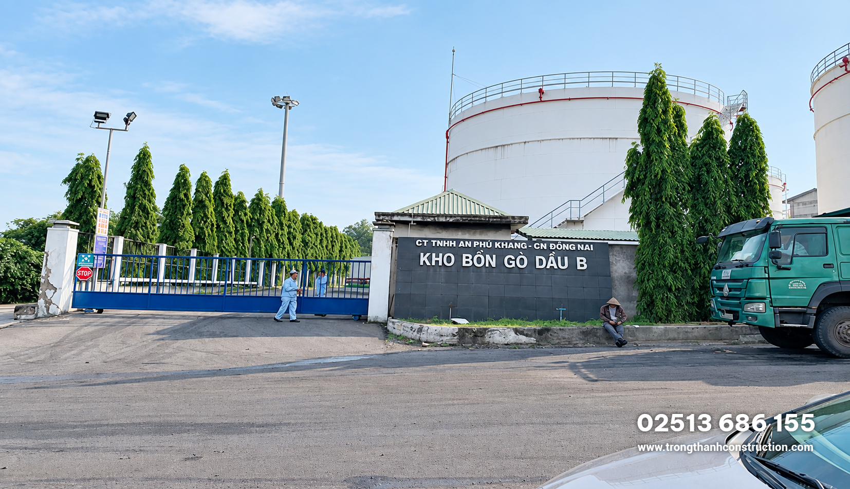Kho bồn hóa chất Gò Dầu